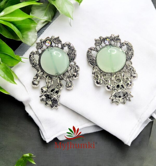 Oxidised Jhumka Earring For Women